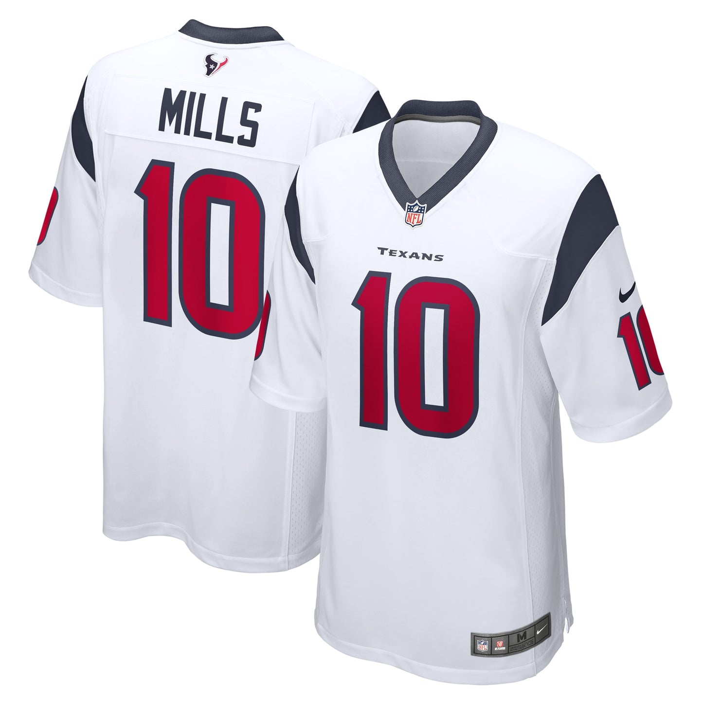 Davis Mills Houston Texans Nike Game Player Jersey - White