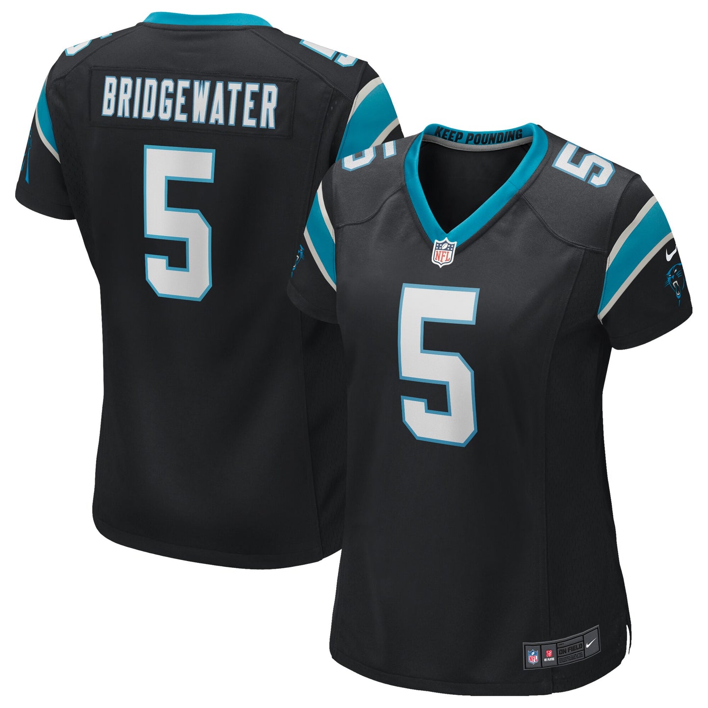 Teddy Bridgewater Carolina Panthers Nike Women's Game Player Jersey - Black