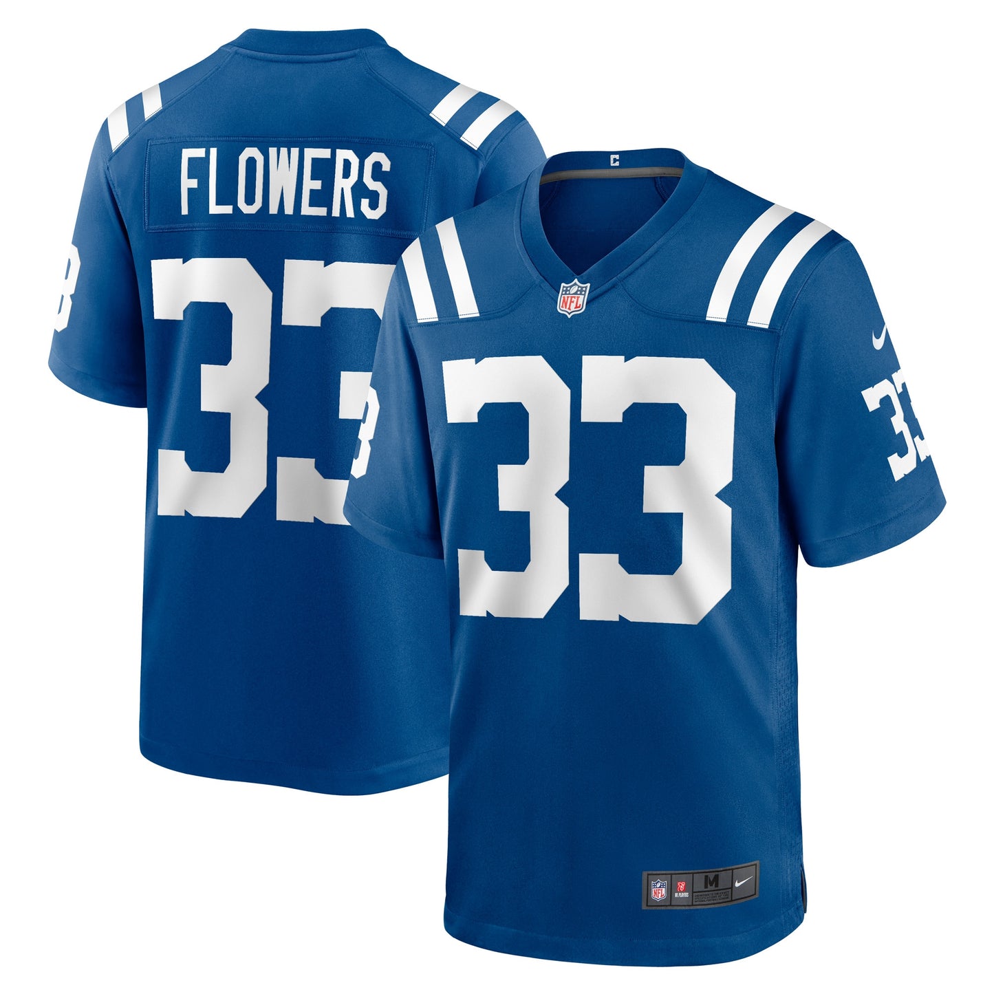 Dallis Flowers Indianapolis Colts Nike Game Player Jersey - Royal