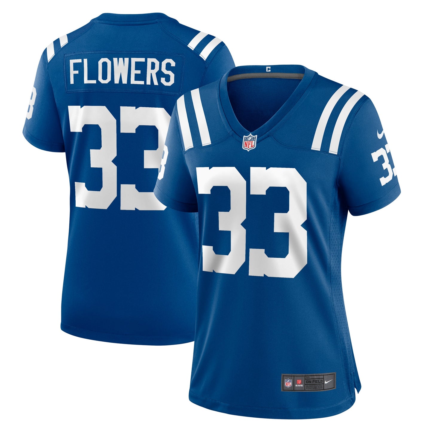 Dallis Flowers Indianapolis Colts Nike Women's Game Player Jersey - Royal