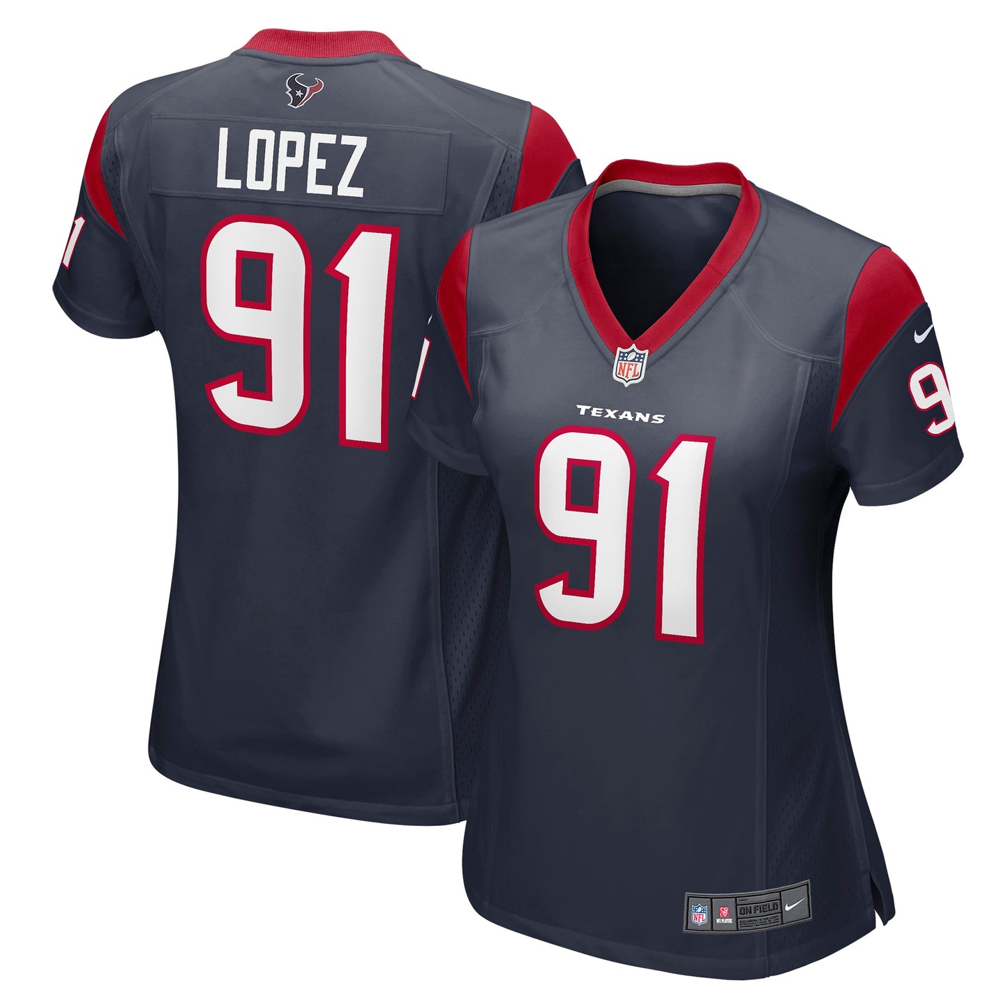 Roy Lopez Houston Texans Nike Women's Player Game Jersey - Navy