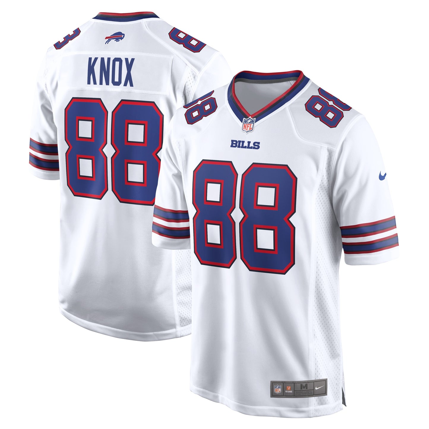 Dawson Knox Buffalo Bills Nike Away Game Player Jersey - White