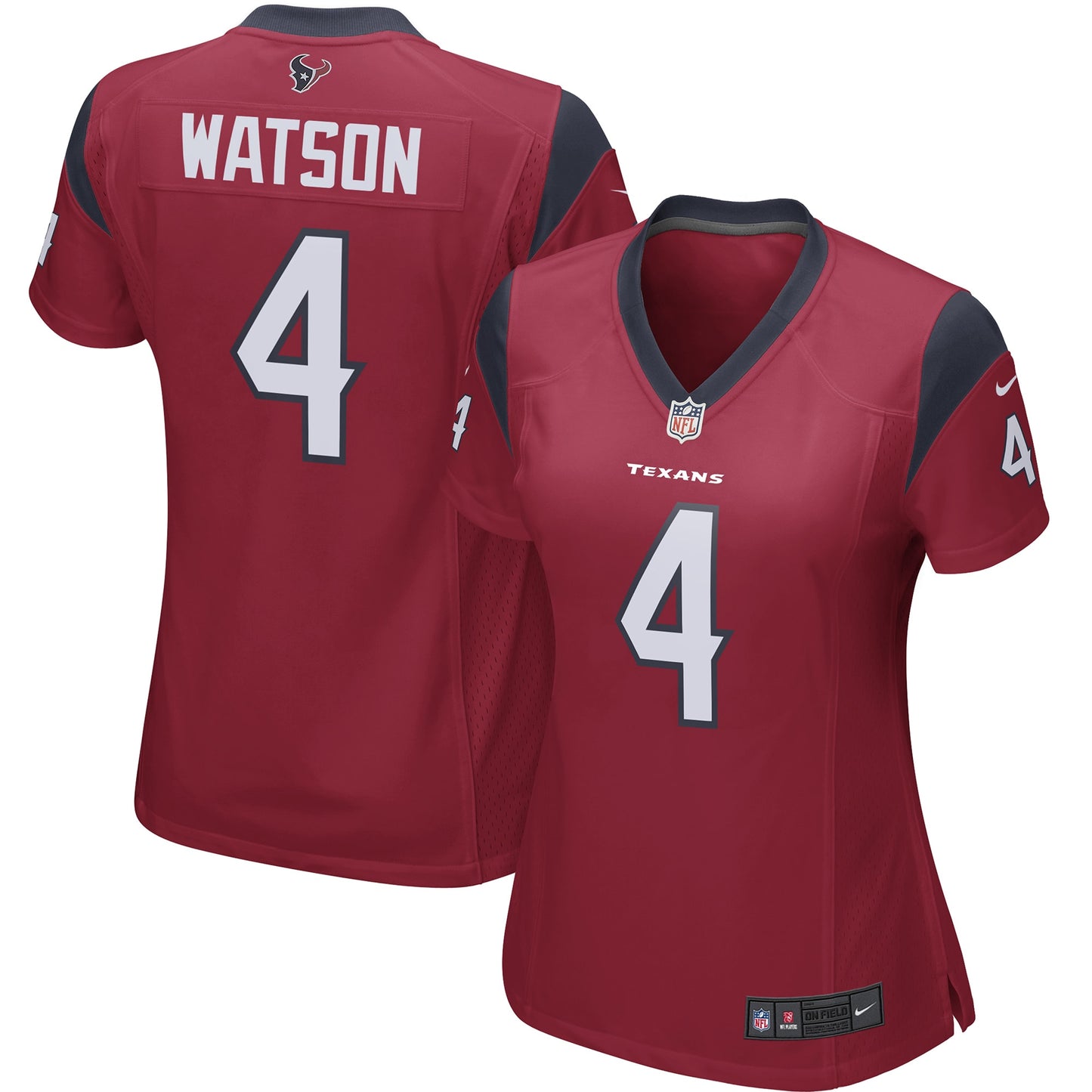 Deshaun Watson Houston Texans Nike Women's Player Game Jersey - Red