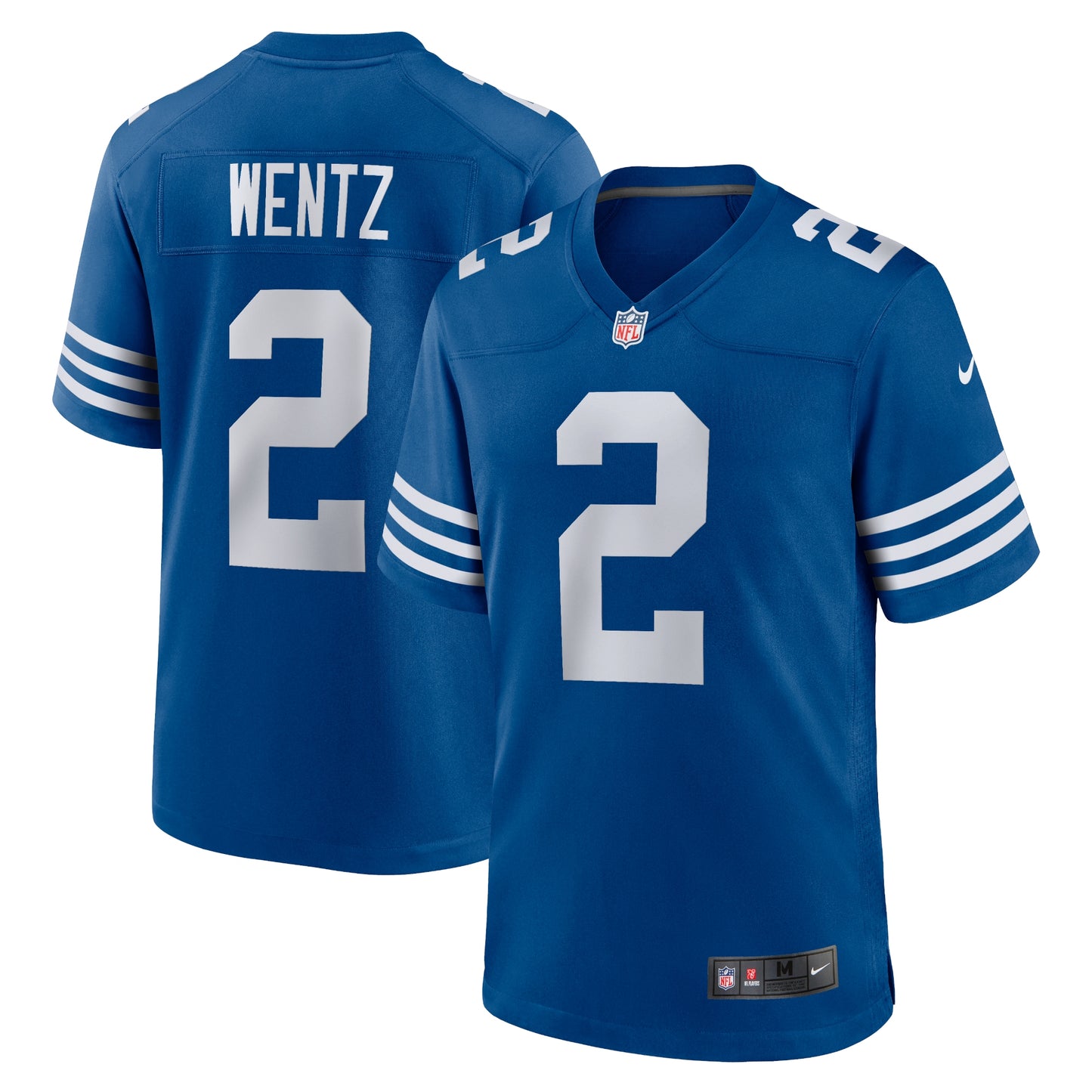 Men's Nike Carson Wentz Royal Indianapolis Colts Alternate Game Jersey